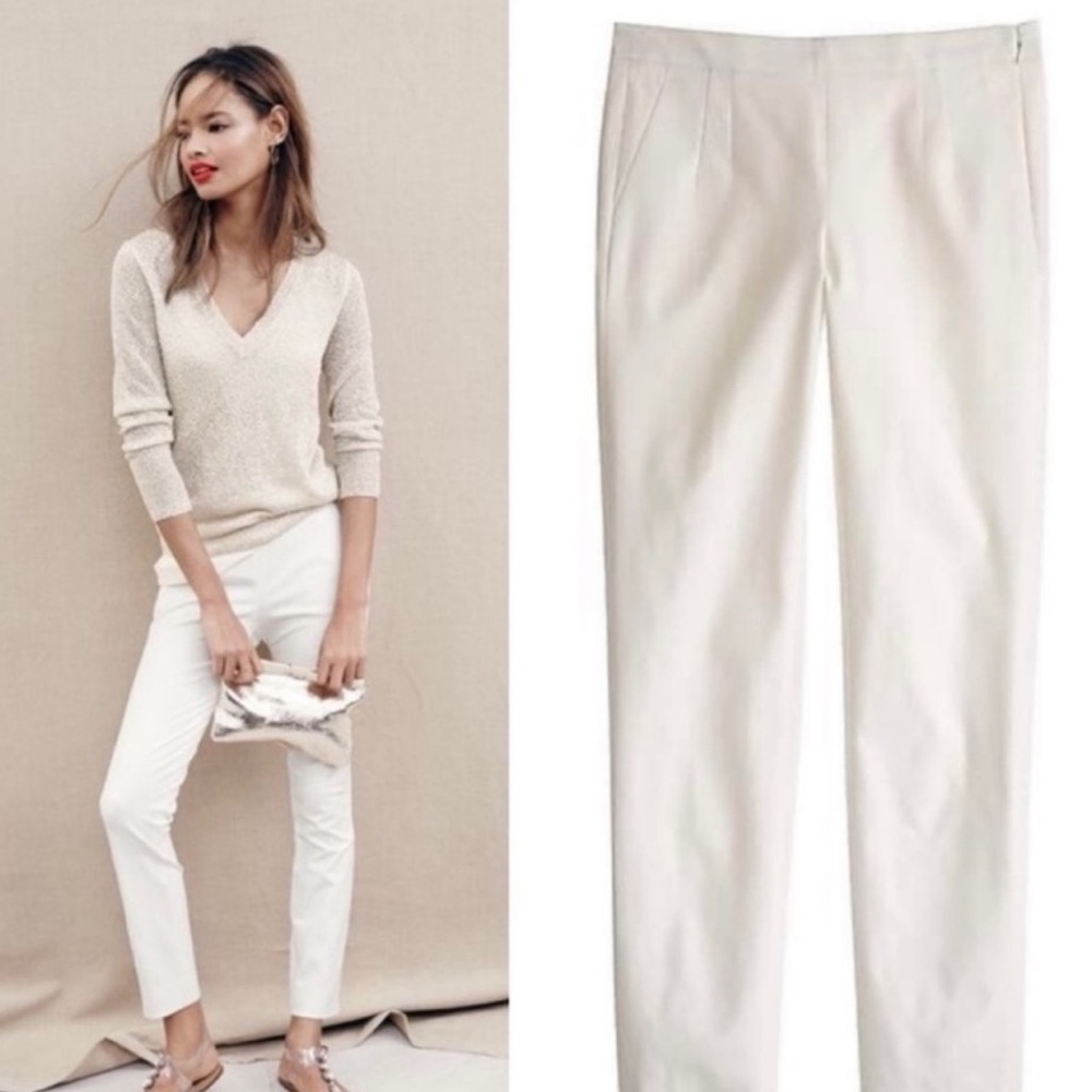NEW J.CREW MARTIE SLIM CROP PANTS